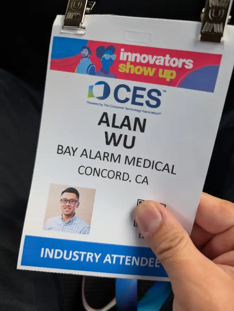 alan wu cmo bay alarm medical ces 2026 badge