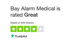 TrustPilot gives Bay Alarm Medical a 4-star rating